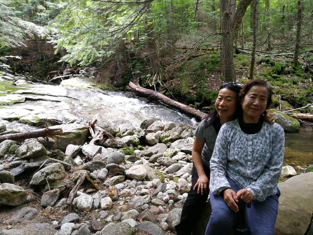 Nature hiking adventure through beautiful trails