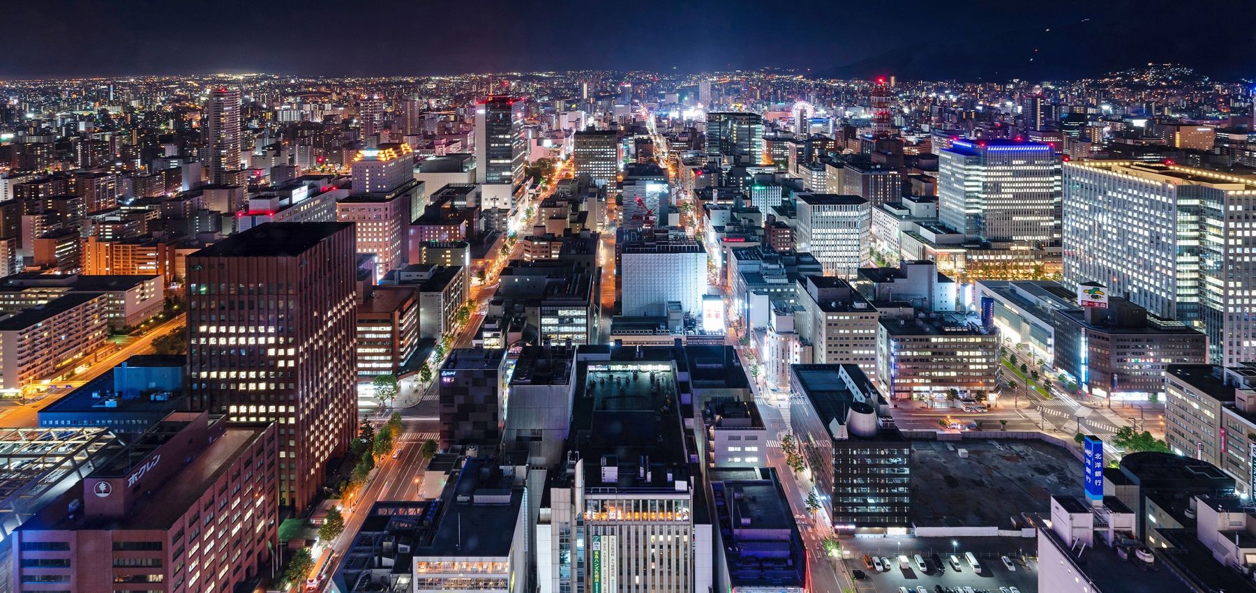 Sapporo from JR Tower · optional viewpoint